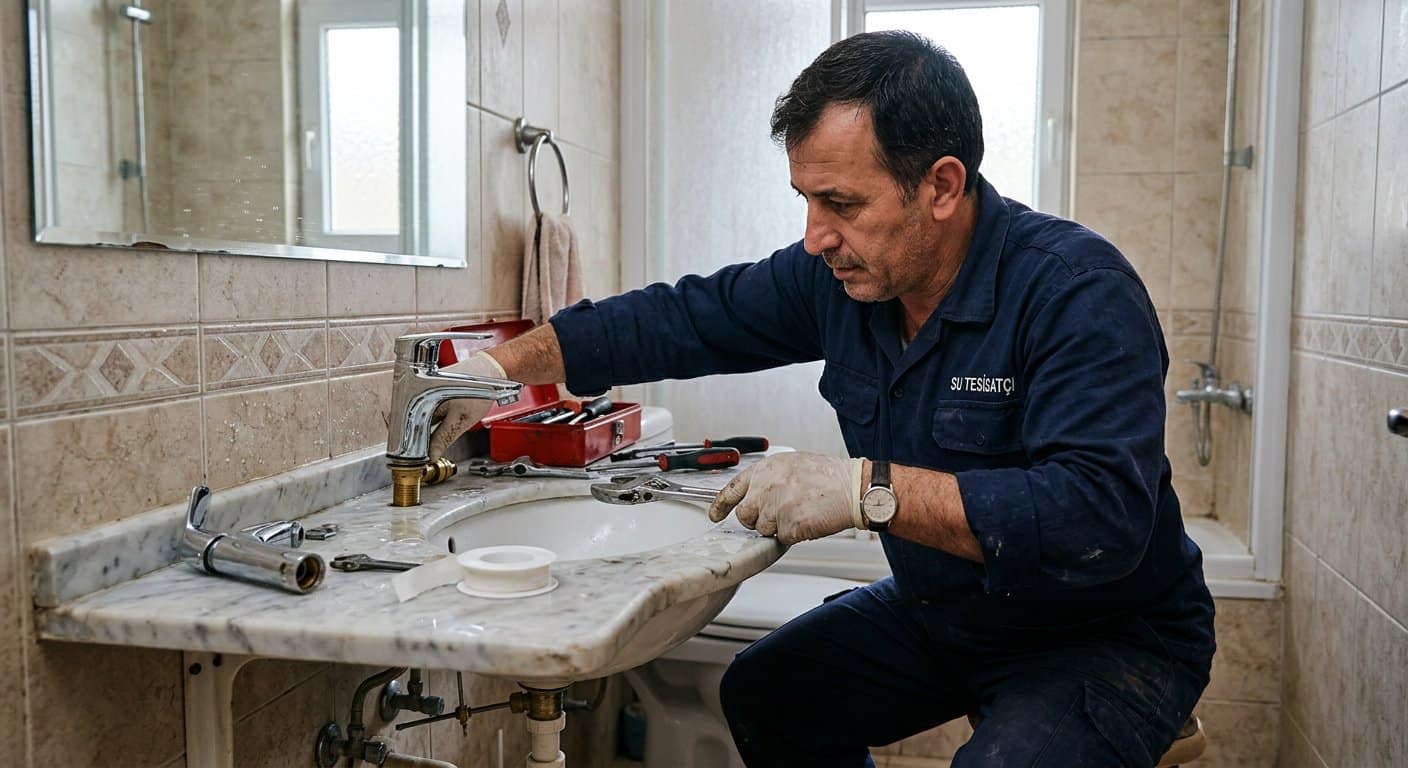 Banyo musluk batarya degisim ustasi | Batarya Montajı | Antalya Su Tesisat