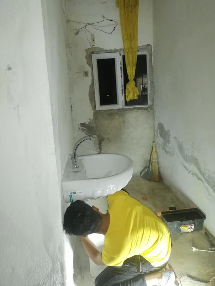 Lavabo ana hat acma | Antalya Su Tesisat